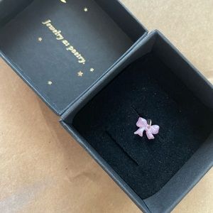 Catbird Pink Bow Charm